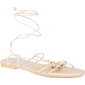 Lauren Lorraine Gladiator Sandals in Nude at Nordstrom, Size 9.5