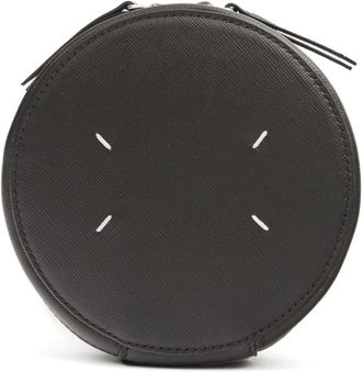 Maison Margiela micro Circle leather shoulder bag - unisex - Calf Leather - One Size - Black