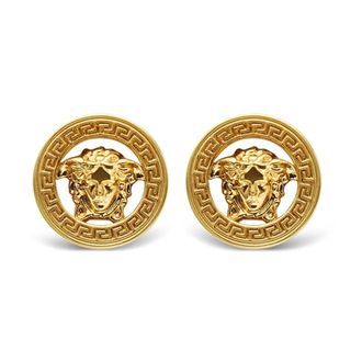 Versace Accessoires, Dames, Geel, ONE Size, Gouden Vlindersluiting Sieraden Gemaakt in Itali&euml;