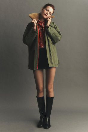 The Great. Quilted Liner Parka Jacket