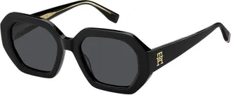 Tommy Hilfiger Grey Geometric Ladies Sunglasses TH 2155/S 0807/IR 52