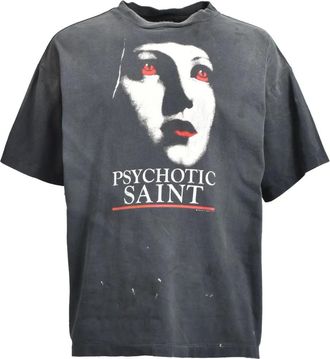 Saint Mxxxxxx T-shirt con stampa - Nero