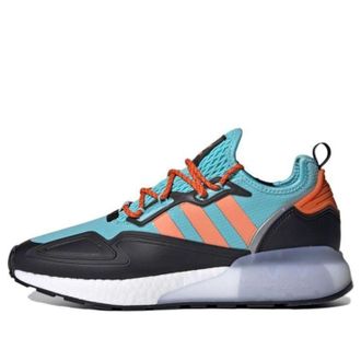 adidas originals ZX 2K Boost Blue Black Orange White FZ0217
