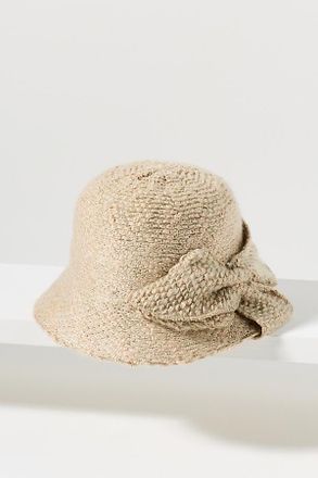 San Diego Hat Company Knit Bow Cloche Hat
