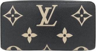 Louis Vuitton Pre-owned Long Wallet (bi-fold) - Dames - Vintage Accessoires - Zwart - ONE Size - Leer - Vintage