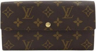 Louis Vuitton Pre-owned Wallets, female, Brown, Size: ONE SIZE Pre-owned Portefeuille Sarah Monogram Long Wallet