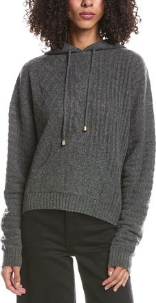 Brodie Luxe Cable Cashmere Hoodie