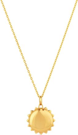 Dinny Hall My World Sun locket necklace - Gold
