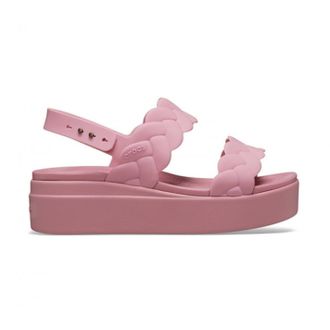 Crocs Brooklyn Woven Thermoplastische Damessandalen Met Rozet