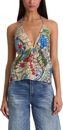 Alice & Olivia Alice + Olivia Karolina Halter Top