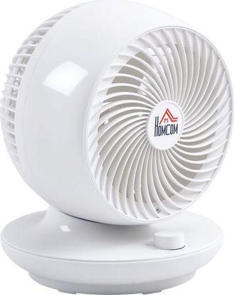 OEM Ventilador De Escritorio Port&aacute;til Con Tres Velocidades, Oscilaci&oacute;n De 70&deg;, Inclinaci&oacute;n De 90&deg;, Ideal Para El Hogar Y La Oficina, Color Blanco Y Negro