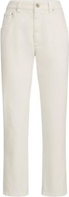 Brunello Cucinelli Straight five-pocket trousers in Panama at Nordstrom, Size 52 It