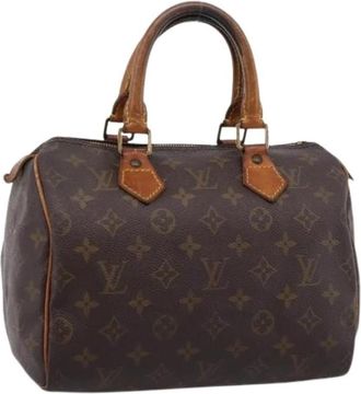 Louis Vuitton Pre-owned Vintage Monogram Hand Bag - Dames - Vintage Handtas - Bruin - ONE Size - Leer - Vintage