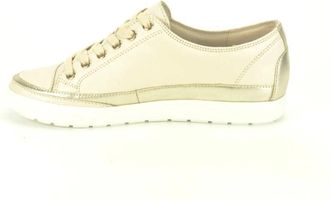Caprice Beige Goud Sneaker - Dames - Sneakers - Beige - 37 EU - Schoenen