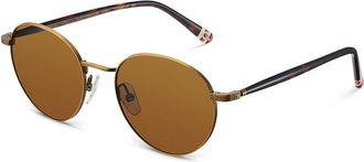 Etnia Barcelona Illes Formigues Polarized GDHV Mens Sunglasses Gold Size 52
