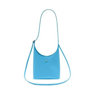 Courr&egrave;ges Small Melt Tote Bag - female - Courr&egrave;ges - Cross Body Bags - Blue - ONE SIZE - Bags