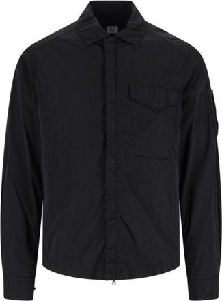 C.P. Company Logo Shirt Jacket - Green