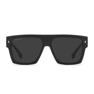 Dsquared2 Sunglasses Icon 0030/S 003 Ir Matte Black/Smoky Gray Men