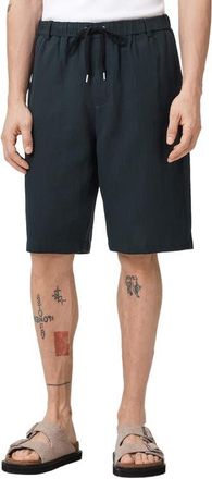 AllSaints Taiko Shorts in Orca Black at Nordstrom, Size Small