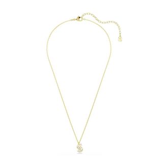 Swarovski Zwaan Hanger - Dames - Kettingen - Geel - ONE Size - Accessoires