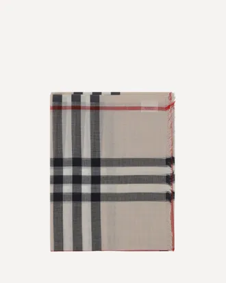 Burberry Silk and wool Scarf Female UNI