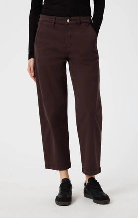 Mavi Lauren Casual Twill Chino Pants In Currant