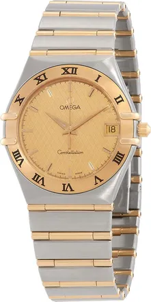 Omega Pre-owned Omega Constellation Yellow Gold Dial Mens Watch 1212.10.00