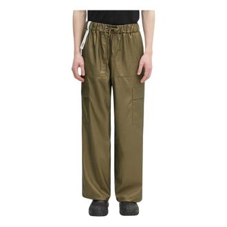 Rains Broeken, Heren, Groen, XL, Polyester, Straight Broeken
