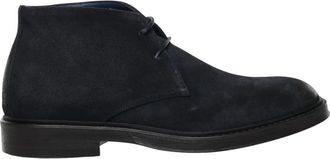 Giuliano Galiano Suede Desert Boots - Heren - Enkellaarsjes - Blauw - 45 EU - Leer - Schoenen
