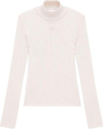 Courrèges Re-Edition jumper - women - Viscose/Polyester - L - Neutrals
