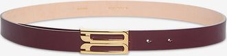 Victoria Beckham Glattleder-G&uuml;rtel Frame - 2 cm