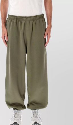 Nike cotton-blend relaxed-fit track pants