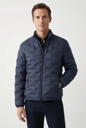Cinque Steppjacke CINQUE CISURF, Herren, Gr. XXL, blau (dunkelblau), Web, Obermaterial: 100% Polyester, unifarben, regular fit normal, hoch geschlossener Aus