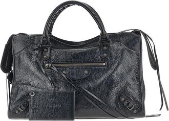Balenciaga Arena leather medium Le City bag Woman One Size