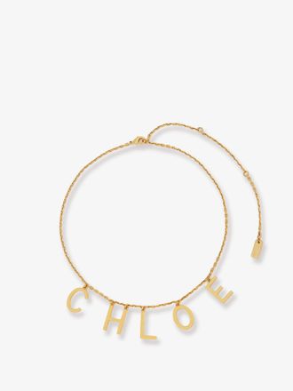 Chloé Chloé Letters brass necklace - CHLOE - gender_Woman