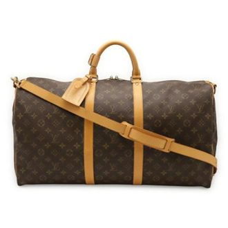 Louis Vuitton Pre-owned Weekend Bags, unisex, Brown, Size: ONE SIZE Pre-owned Canvas Weekend Bag