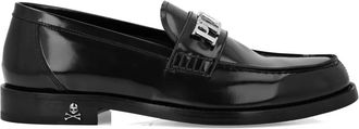 Philipp Plein logo-plaque loafers - Black