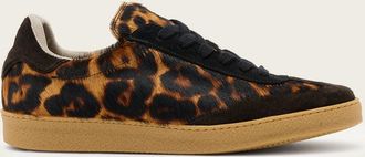 AllSaints Lace Thelma Fur Low Top Trainers, Size: UK7.5/US10.5/EU40.5