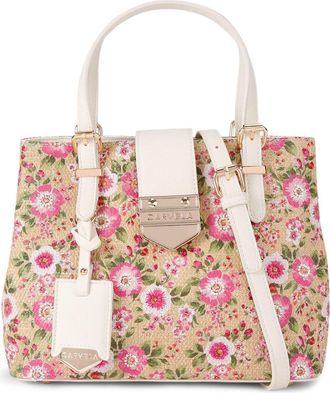 Carvela Womens Maria Mini Flower Bag - Pink Fabric - One Size