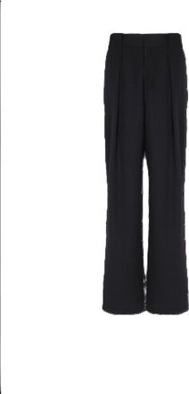 Balmain MenS Black Loose Tailored Trousers, Size 52