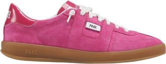 P448 Roze Su&egrave;de Punch Sneakers - Dames - Sneakers - Roze - 36 EU - Su&egrave;de - Schoenen