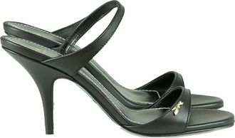 Patrizia Pepe strap heeled sandals - women - Sheepskin/Sheepskin/Calf Leather - 40 - Green