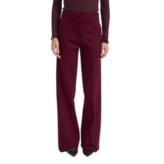 Manila Grace Dames, Broeken, Rood, Maat: 2XS Viscose