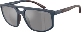Emporio Armani EA4248U 62606G Mens Sunglasses Blue Size 58