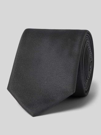HUGO BOSS Seiden-Mix Krawatte mit Jaquard-Webstruktur in Black, Gr&ouml;&szlig;e 1