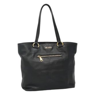 Prada Pre-owned Cuero bolsos-prada - Pre-owned - Mujer - Negro - ONE SIZE