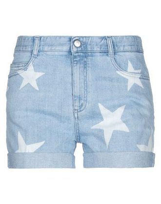 Stella McCartney BOTTOMWEAR - Denim shorts on YOOX.COM