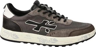 Premiata Nous Mesh en Su&egrave;de Sneakers - Heren - Sneakers - Grijs - 43 EU - Su&egrave;de - Schoenen