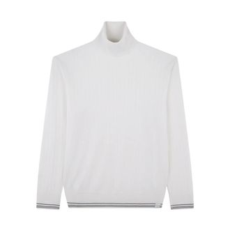 Paul & Shark Truien & Vesten, Heren, Wit, L, Wol, Riviera coltrui