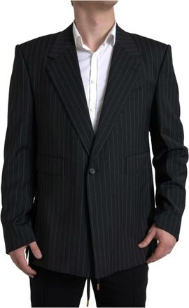 Dolce & Gabbana Sicilia Blazer - Heren - Blazers - Grijs - 2XL - Wol - Jassen